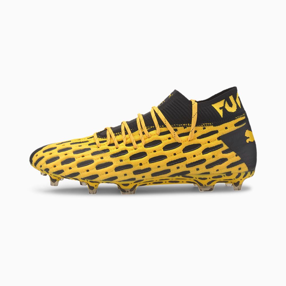 Puma FUTURE 5.1 NETFIT FG/AG Férfi Focicipő - Sárga/Fekete ( Hungary - YWFXC7468 )